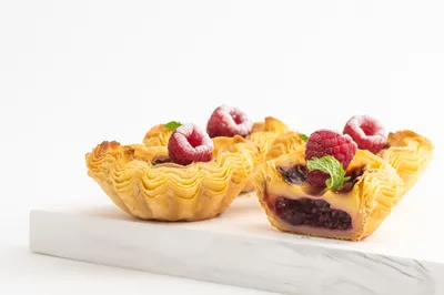 Pastel de Nata de Framboesa