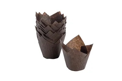 Formas Papel Tulipa Castanha