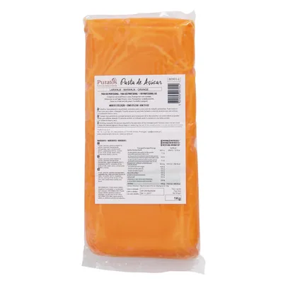 Pasta Açúcar Cor De Laranja 1 Kg