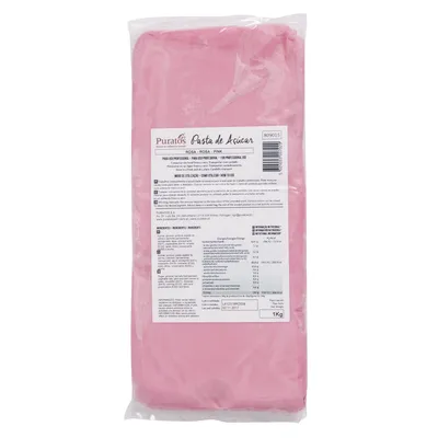 Pasta Açúcar Cor De Rosa 1 Kg