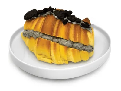 Croissant Brioche com Cookies & Cream