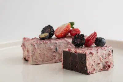 Brownie de Frutos Vermelhos