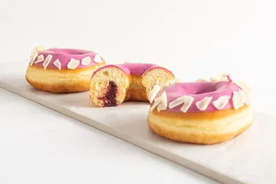 Doughnuts de Framboesa