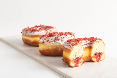 Doughnuts de Morango